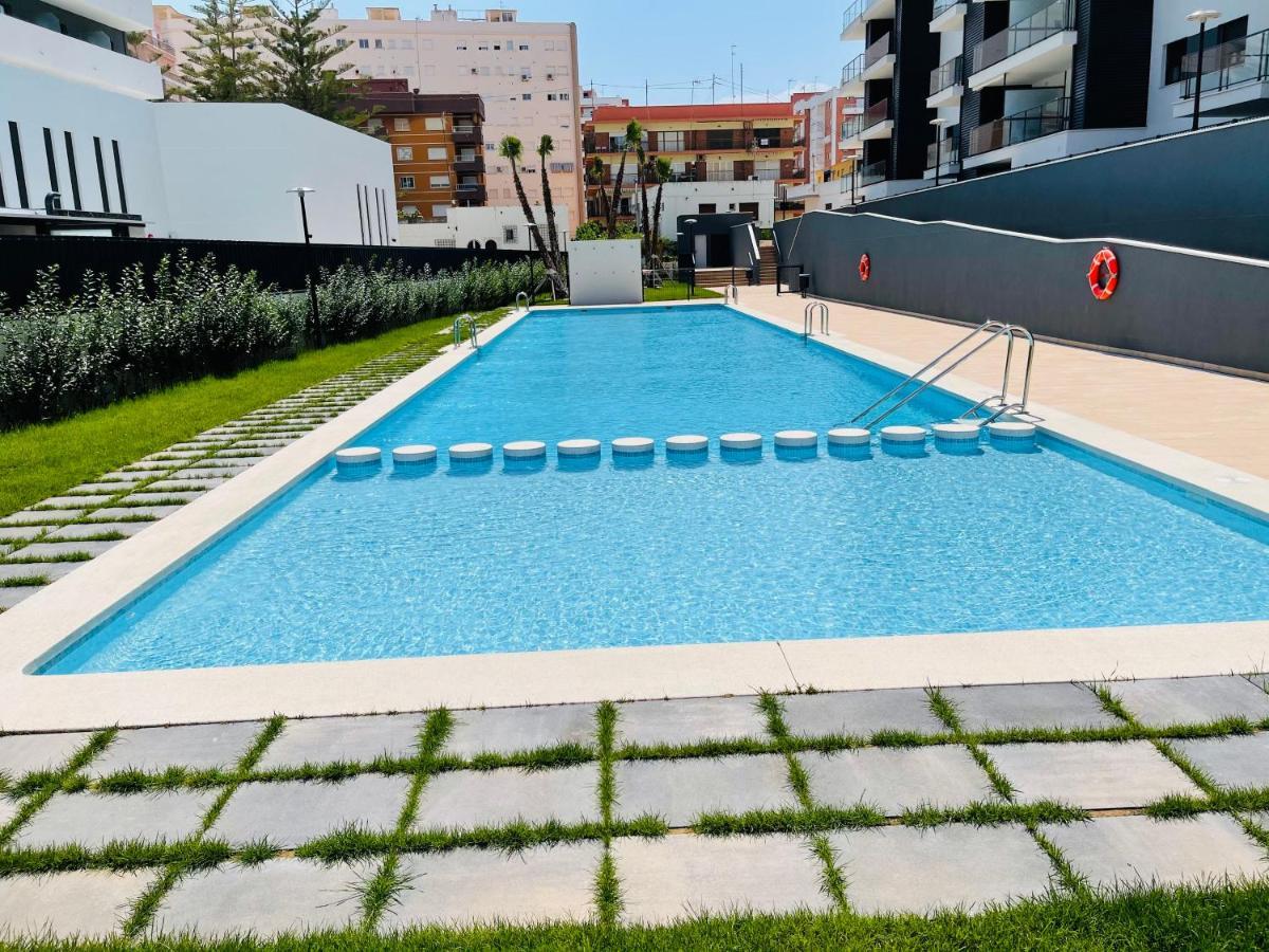 Apartamento Nuevo Junto Al Mar Con Plaza De Garaje!! Perfecto Para Familias Playa de Gandia Екстер'єр фото